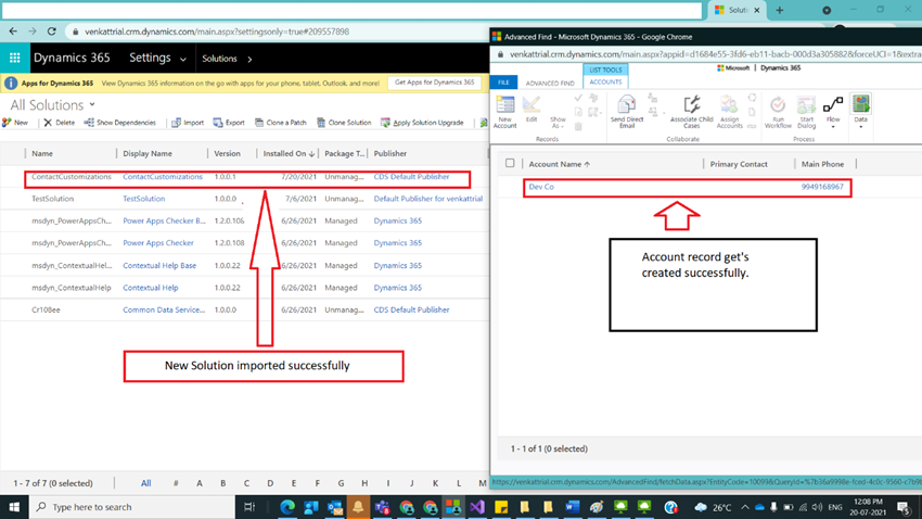 Deploy Packages using Package Deployer Tool in Dynamics 365 CRM